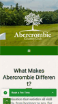 Mobile Screenshot of abercrombiegolf.com